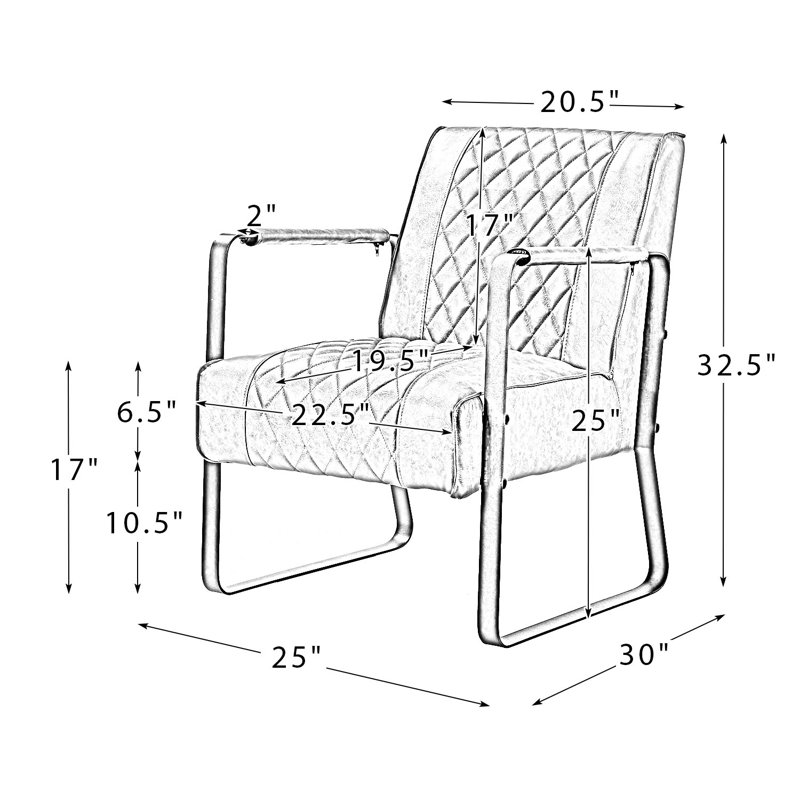Trent Austin Design® Marble Falls Vegan Leather Armchair & Reviews